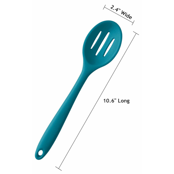 Silikonhålslevar för Matlagning Bakning Rörning, Nonstick Blandningsspatel med Ergonomisk Design, Perfekt för Bred Användning, Värmebeständig upp till
