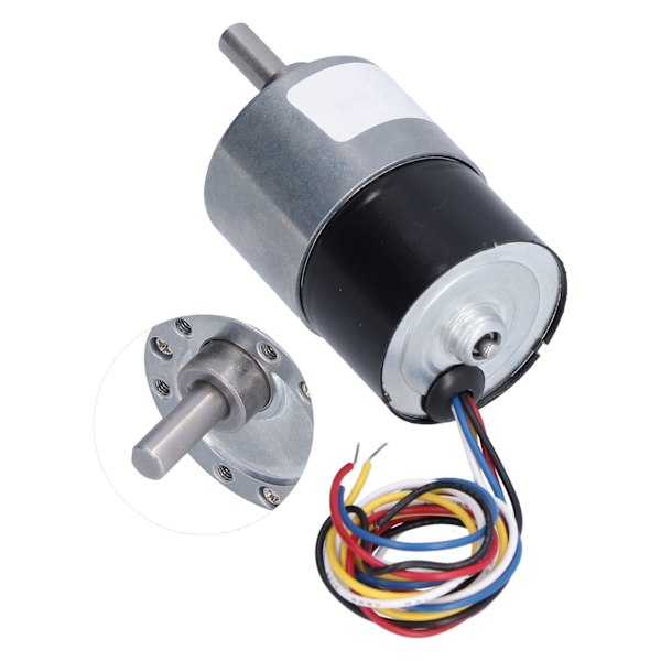 JGB37‑3525 DC 24V Motor Høy Dreiemoment Hastighetsreduksjon Lav Støy Reversibel Børsteløs Girkasse Motor 600RPM