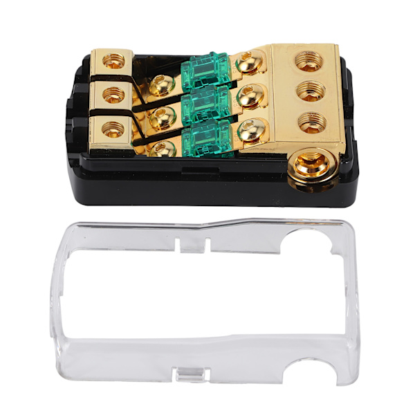 1 I 3 Vejs Ud 0/4 AWG til 4/8 AWG Lyd Strømssikring Holderboks med 60A Mini Sikringer til Biler Både