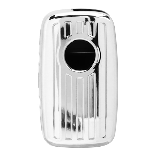 TPU-fodral för bilnyckel med kolfiberstruktur, Smart Key-skydd, passar R32 2002-2012 Silver