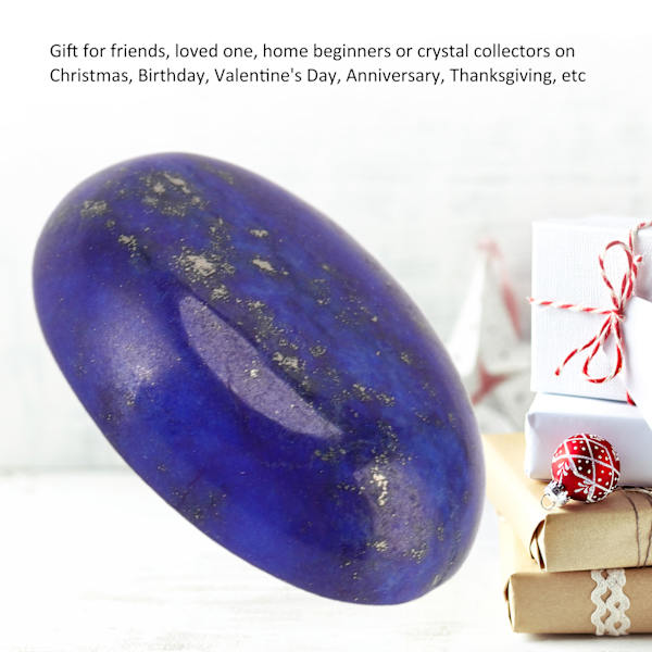 20 stk. Oval Flade Cabochon Lapis Lazuli Eksklusiv Ring Halskæde DIY Stenperle til Smykkefremstilling