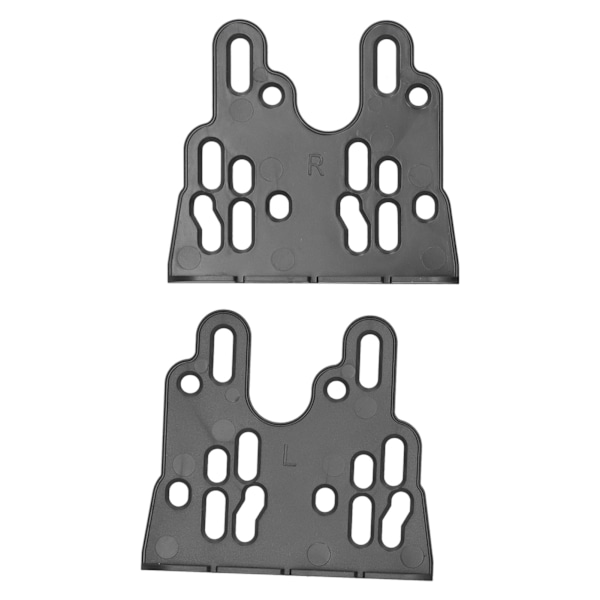 2Din Senterkontroll Audio Fascia Trim Navigasjonspanel Ramme Interiørtilbehør Passer for 5-serie E39/X5 E53