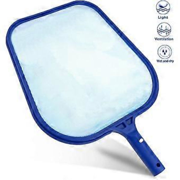 Professionel poolskimmer, poolnet/bladnet - finmasket - robust ramme - pooltilbehør til spaer, pools, bade
