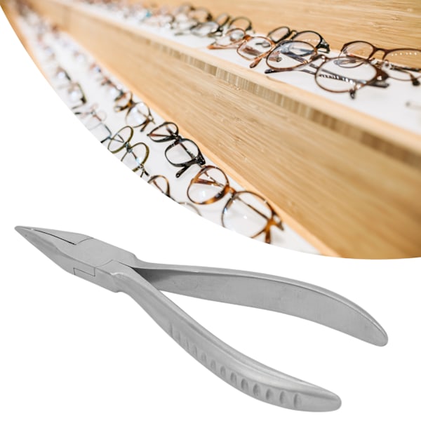 Glasögon Tång Professionell Rostfritt Stål Ergonomisk Glasögon Reparation Justering Tång för Reparationsarbetare Lång Näs Tång