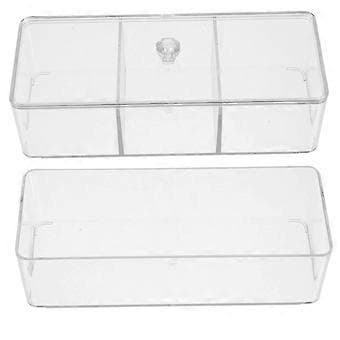 1 sæt Makeup Organizer Opbevaringsbeholdere Rum Makeup Smykkeskrin