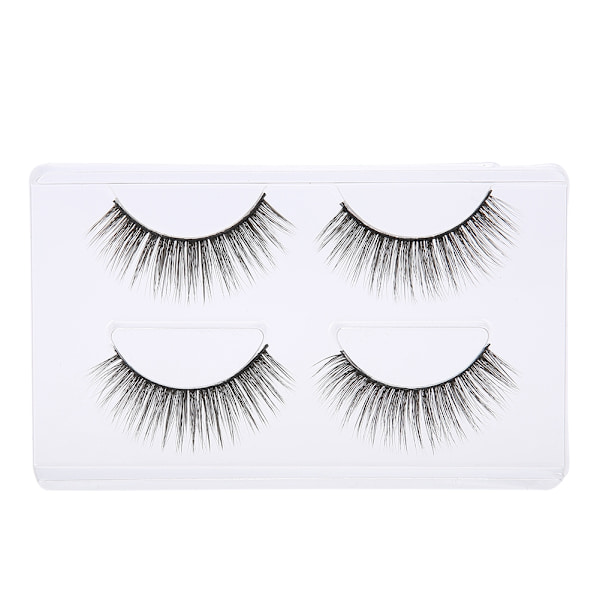 2 Par Falska Ögonfransar Volym Långa Falska Ögonfransar Naturlig Makeup Ögonfransar 4#