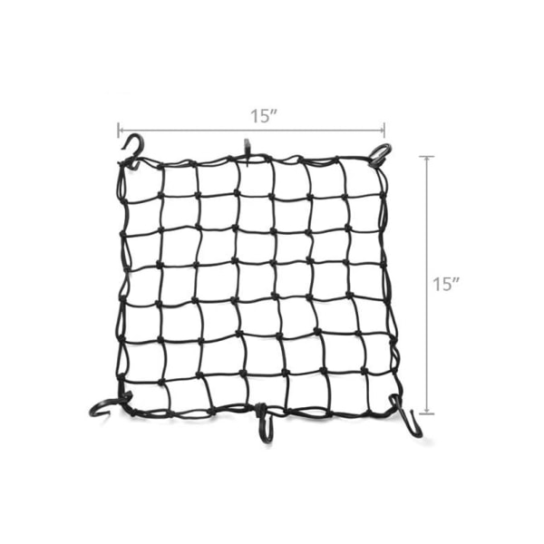 MICTUNING 40x40cm Motorcykel Bagagenet Motorcykel Net Cykel