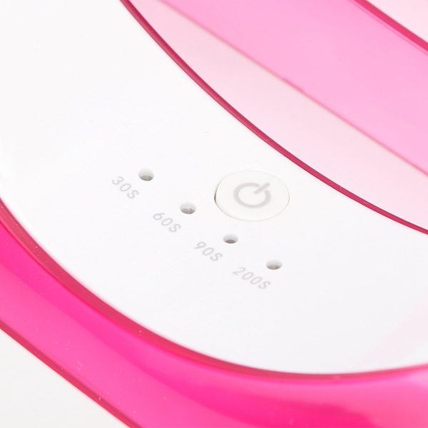 36W Multifunktionel UV LED Neglelampe Negletørrer Limtørring med Opbevaringsfunktion (Roserød EU)