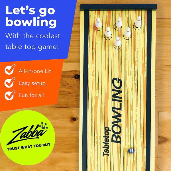 Bowling Game - Indoor Table Games for Whole Family, Kids and