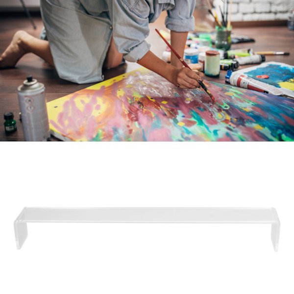 Artist Leaning Bridge Klar Akryl Håndstøtte Transparent Kunst Tegneverktøy for Stabil Hånd Maling Skisse 44cm