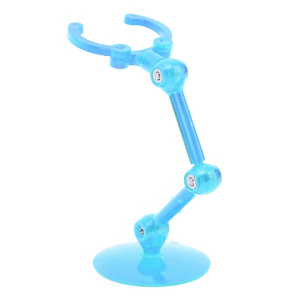 10 st Actionfigur Ställ Plast Actionfigur Displayhållare Mini Docka Modell Stödställ Enkel Montering Transparent Blå
