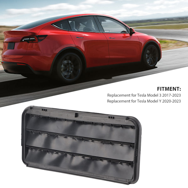 Luftudtrækskabineventilgitter Forbedret luftcirkulation ABS-plast 1098751 00 C Udskiftning til Tesla Model 3