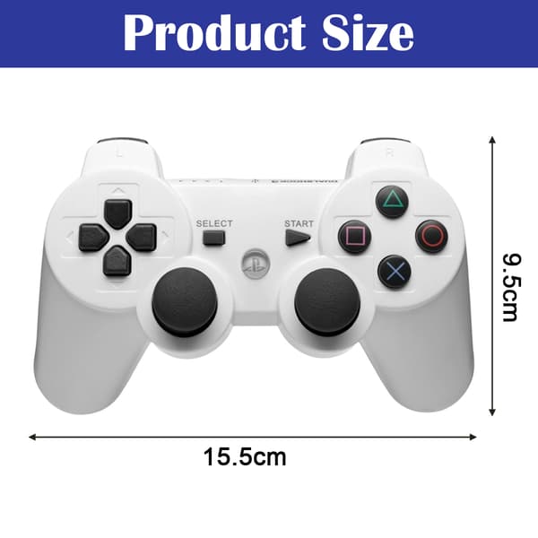PS3 Bluetooth trådløs Bluetooth vibrasjonshåndtak ps3 spill trådløst håndtak