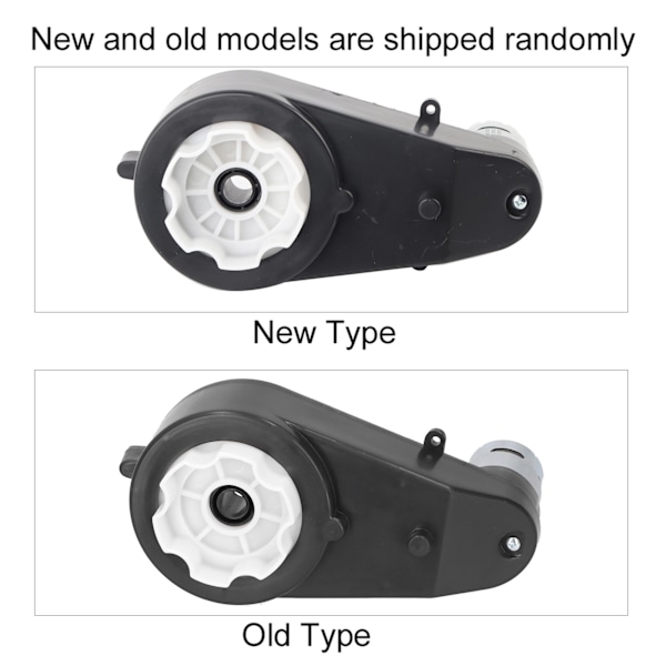 12V Sähkömoottorivaihteisto Hiljainen Metallivaihteisto Sähköinen Lasten Auton Leikkikalun Vaihto-osat 18000RPM