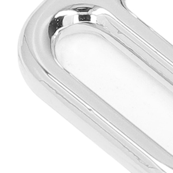 10 st Metallspännen Zinklegering Utsökt Hantverk Mycket Hållbart Färgfast Bred Användning Metallglidspänne Silver