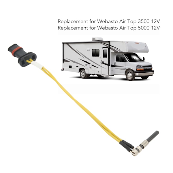 Auton pysäköintilämmittimen hehkuliuska 91370B 42‑55W Sähköinen pysäköintilämmitysosa Webasto Air Top 3500 5000 12V:lle