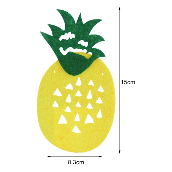 Ananas-nauhalippu seinälle, joulu-, syntymäpäivä- ja huonekoristeluun