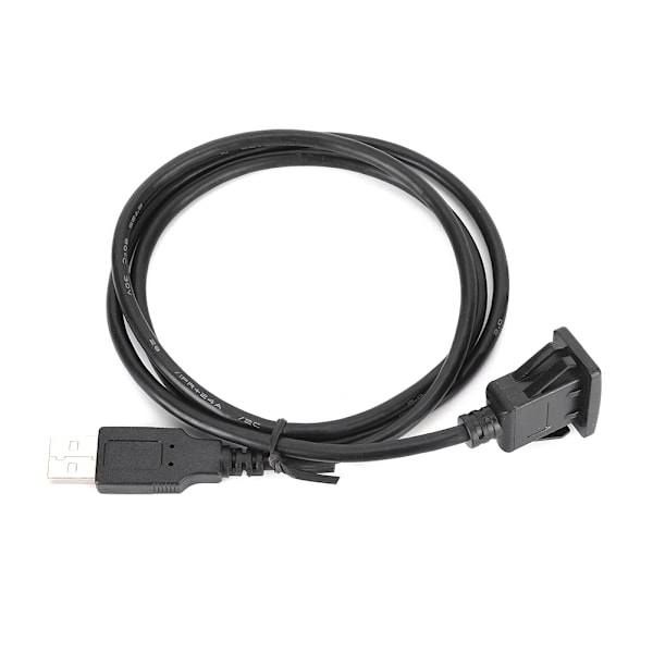 USB 2.0 Dashboard Adapterkabel Enkelt Port Audio Forlængerledning til Bil Motorcykel