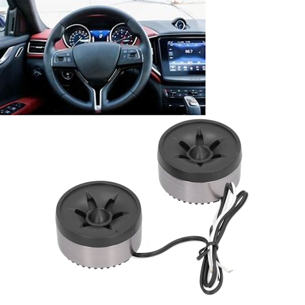 Pair Car Mini Tweeter Høytaler 30 Grader Justerbar 25 Kjerne 6000‑40000HZ 8Ω for Subwoofer