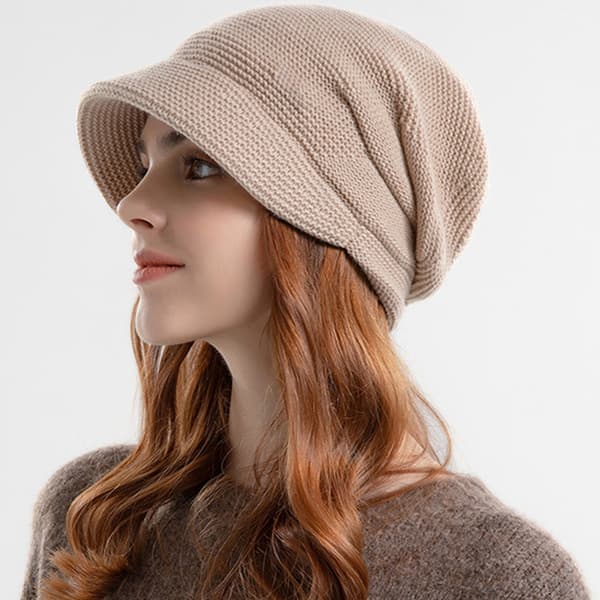 1 vinterfodrad pile hatt utomhus varm pullover hatt bred brätte visa ansikte liten öron skydd khaki