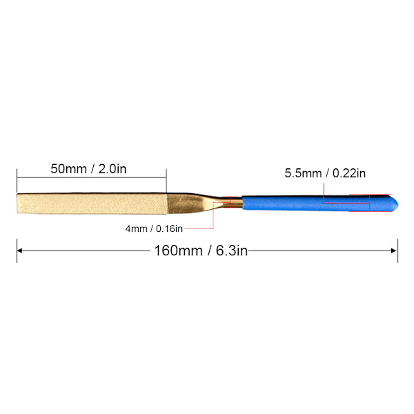 10 stk. Sæt 4x160mm Mini Titaniumbelagte Diamant-Fil Sæt til Stål Keramik Glasbearbejdning