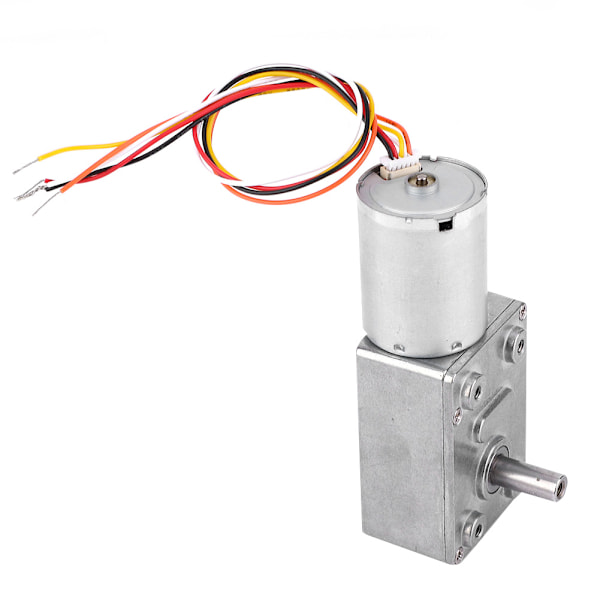 DC 12/24V Børsteløs Snekke Motor Hastighetsreduksjonsgir Motor 4~150Rpm(12V 6RPM)