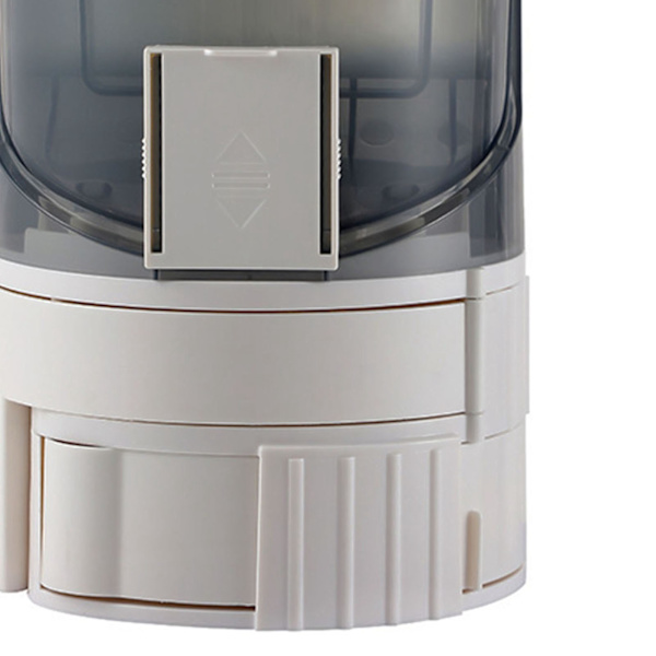 Pet Vandmad Dispenser 2 i 1 Stor Kapacitet Translucent Automatisk Kattefodring Vandbeholder til Hvalp Hund Grå