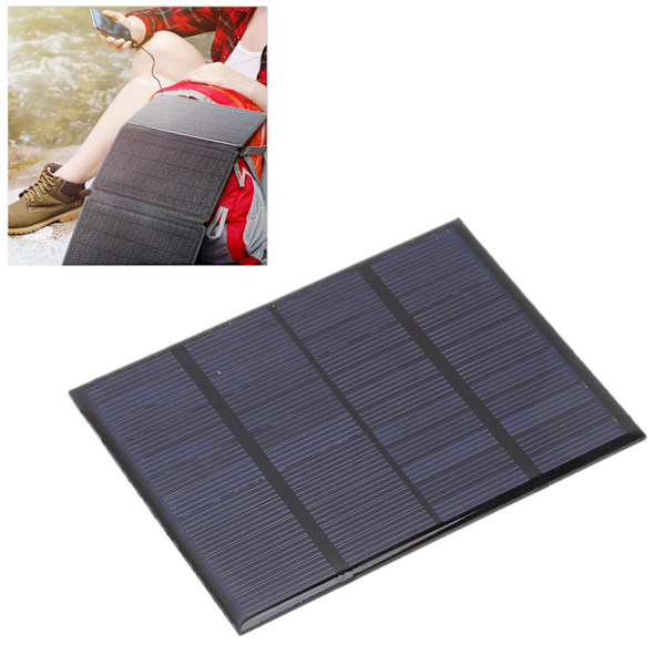 12V 1,5W Mini Epoxy Solcellepanel DIY Solcelle Batteriladingspanel Polysilicium Solcelle for Camping Lanterner Mobiltelefon