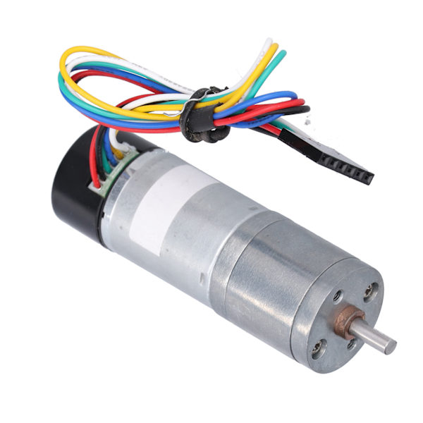 DC-vaihdemoottori enkooderilla, nopeuden mittaussignaalin takaisinkytkentä, älyautoille, JGA25‑371DC24V 35RPM