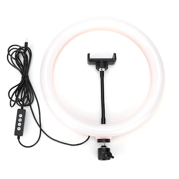 LED Live Streaming Ring Light Studio Fotografering Selfie Tattoo Fylljus Rosa (12 tum)