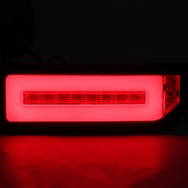 Par Tailys Baklys Parkering Rygge Svingsignal Dynamisk LED Lamper Passer for Suzuki Jimny 2019‑2020 Røkt