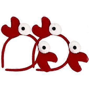 2 stk Halloween Hodebånd Søtt Krabbe Hodebånd Cosplay Krabbe Hodebånd Cosplay Hodebånd