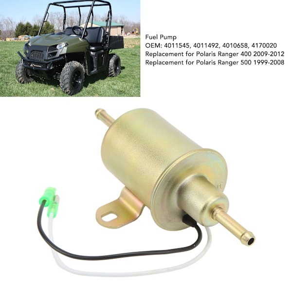 Auton polttoainepumppu 4011545 Sähköinen polttoainepumpun lisävaruste Vaihto Polaris Ranger 400 500:lle