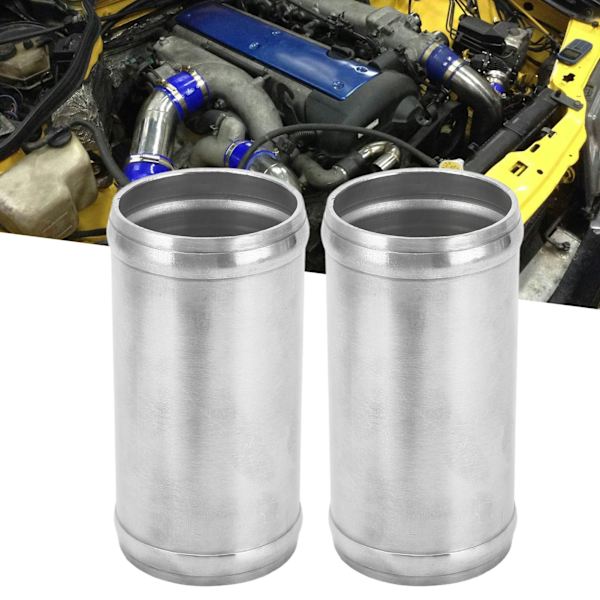 1 par slangekobling rørkobling 50 mm Utmerket tetting Fast klem Varmebestandig aluminiumslegering slangekobling for biler