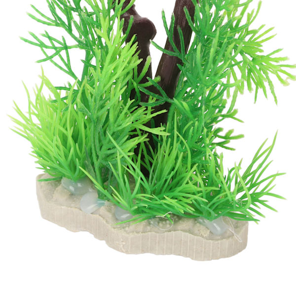 Akvarium Blomsterdekorasjon Simulering Kunstig Landskap Plommeblomst Fiskedam Planter for Akvarium Dekor Rosa