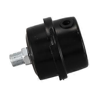 Inntaksfilter Lyddemper 1/4BSP 13mm Gjenge Svart