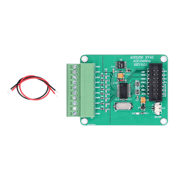 Datainnsamlingsmodul 24 Bit 8 Kanaler Høy Nøyaktighet ADS1256 Innsamling Datainnsamlingskort