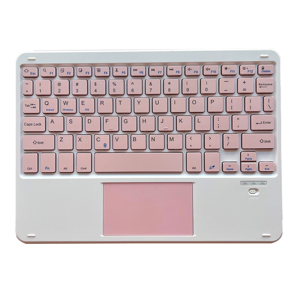 Trådløst kontrolltastatur, rosa, 10 tommer