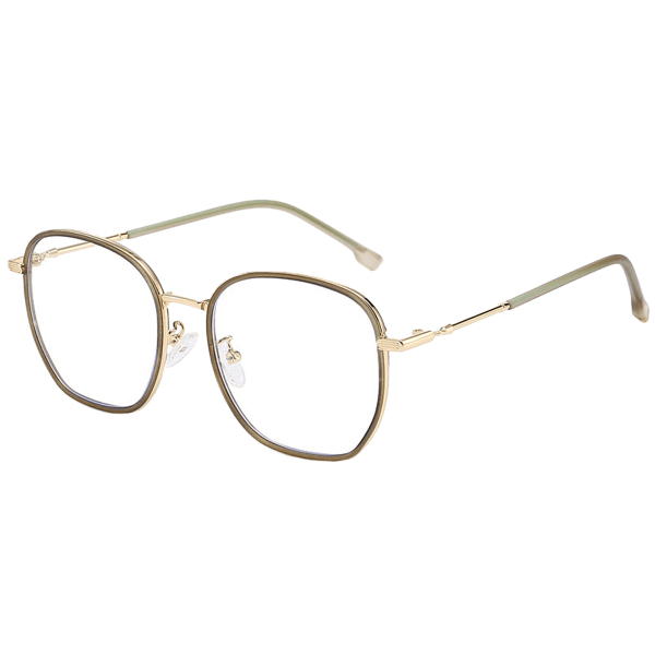 Fasjonable, enkle og avanserte anti-blå lyse flate briller, m