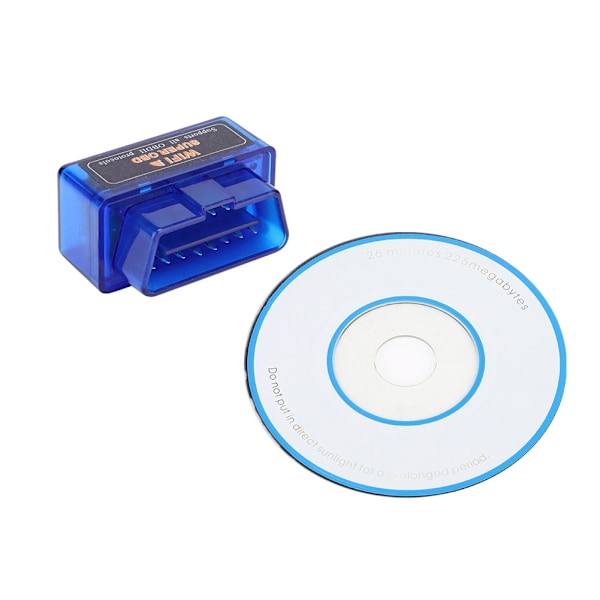 Monitointi- ja diagnosointilaite autoille, Multi-Functional Mini WiFi ELM327 OBD2OBDII V2.1