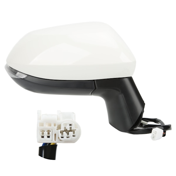 Super White Power Oppvarmet Sidespeil med Blinklys for Corolla E210 2020‑2022 Høyre