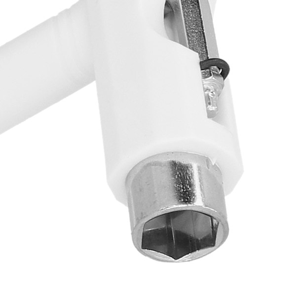 Skate Tool Multifunktionel Bærbar Skateboard TType Hex Nøgle Sæt Beslag Hardware Hvid