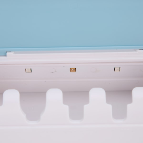 UVC Tannbørsteholder Veggmontert Stativ USB Oppladbar Slagfri Organizer for Bad