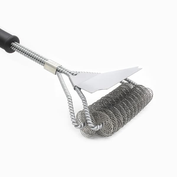 Borstfri grillborste, säkrare än borstar med metallborst,
