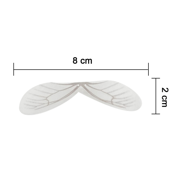 70 par Dragonfly Wing Charms Artificial Butterfly Wings Charms