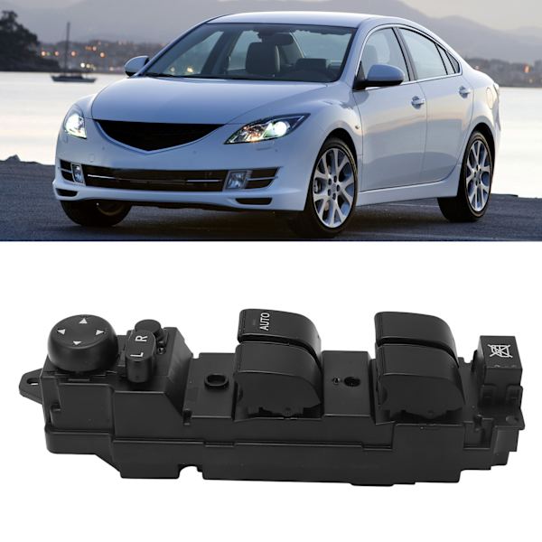 Vindue Master Control Switch DF89 66 350A Elektrisk Power Lift Switch Udskiftning til Mazda 6GH 2 DE
