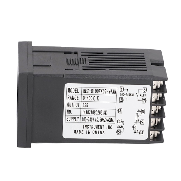 PID Termostat Temperaturregulator Set 0 Till 400℃ Intelligent Styrning Termostat Temperaturregulator 100‑240V 25A