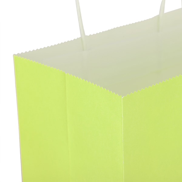 Eko-vänlig Bärbar Kraftpapperspåse Shop Kläder Förpackning Presentpåse (M 21 x 11 x 27,5cm) Grön