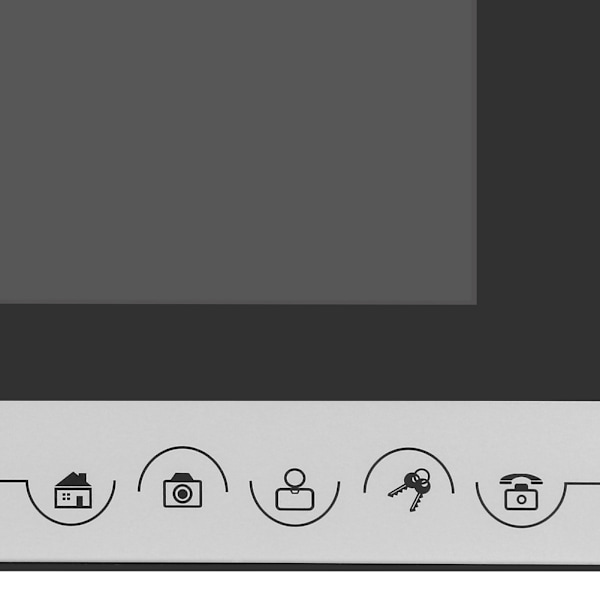 7 tommer farve LCD videodørtelefon dørklokke nattesyn kamera hjemme intercom system