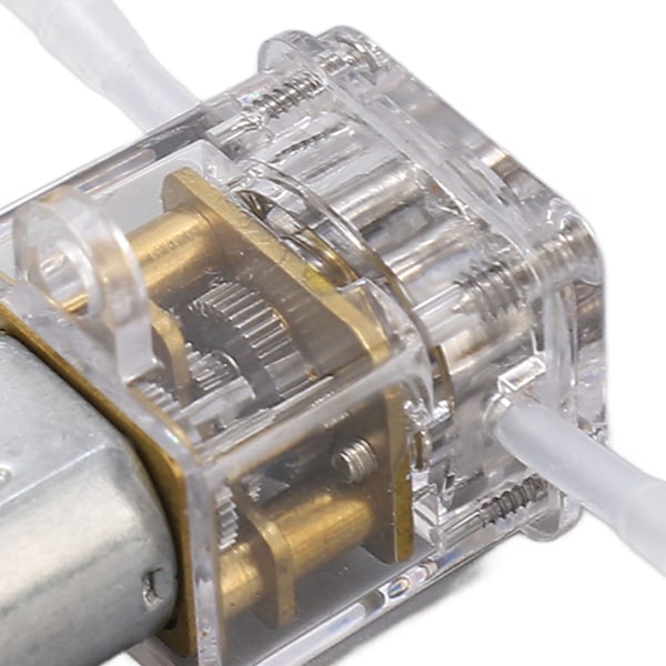 Mini Peristaltisk Pump Transparent Skal 1ml/min Flöde 0.001m Lyfthöjd Vätskedoseringspump för Skönhet Medicinskt Instrument 3V 60ma